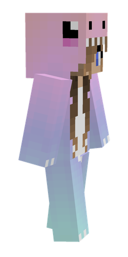 Blue skin: body, right side render