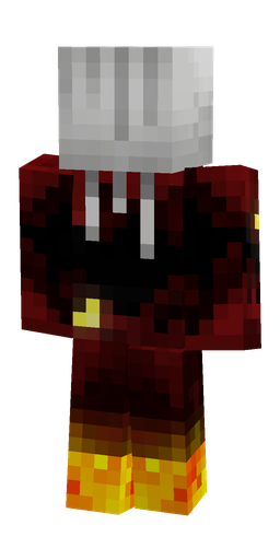 Black skin: body, back render