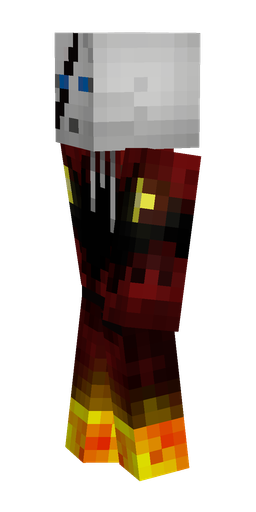 Black skin: body, left side render