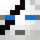 Black skin: face render