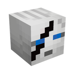 Black skin: head render