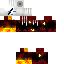 Black skin: raw texture render