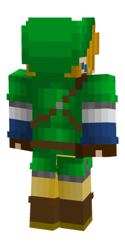 Brown skin: body, back render