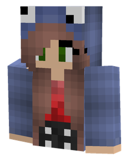 Blue skin: bust render