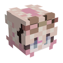 Black skin: head render