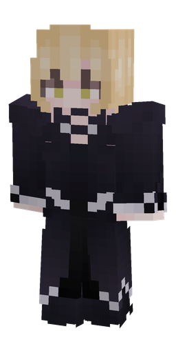 Black skin: body, front render