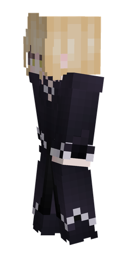 Black skin: body, left side render