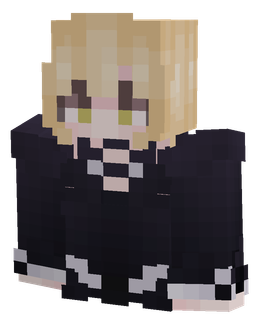 Black skin: bust render