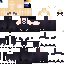 Black skin: raw texture render