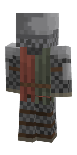 Black skin: body, back render