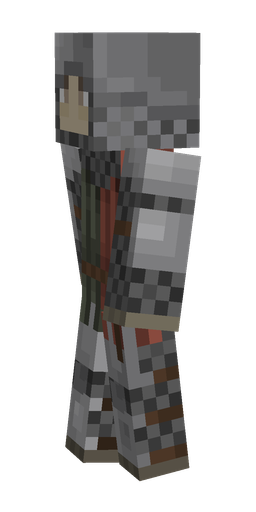 Black skin: body, left side render