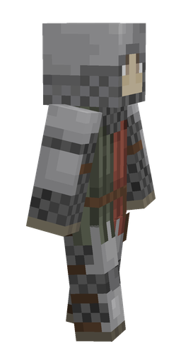 Black skin: body, right side render