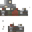 Black skin: raw texture render