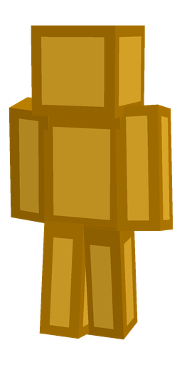Brown skin: body, back render