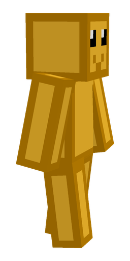 Brown skin: body, right side render
