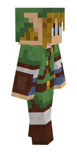 Brown skin: body, right side render