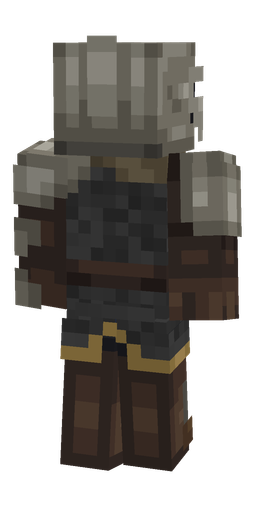 Black skin: body, back render