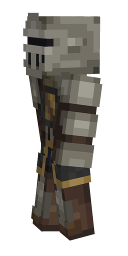 Black skin: body, left side render