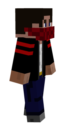 Black skin: body, right side render