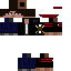 Black skin: raw texture render