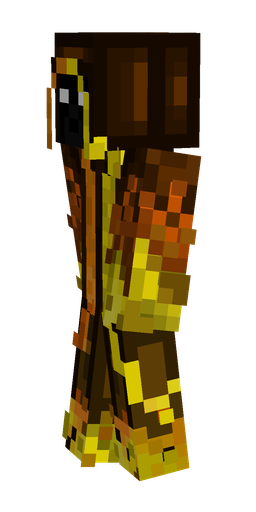 Black skin: body, left side render
