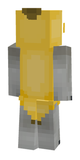 Gray skin: body, back render