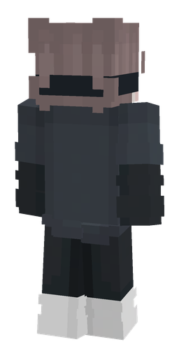 Black skin: body, back render