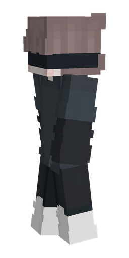 Black skin: body, left side render