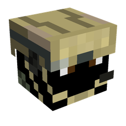 Black skin: head render