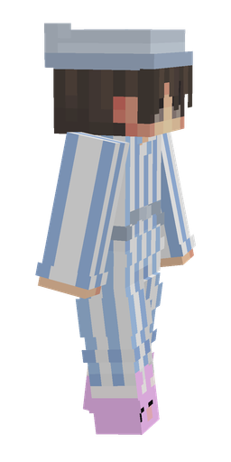 Blue skin: body, right side render