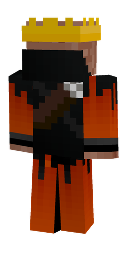 Black skin: body, back render