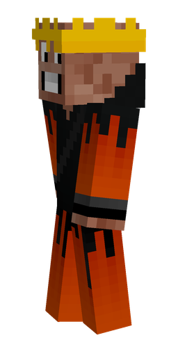 Black skin: body, left side render