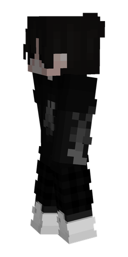Black skin: body, left side render