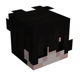 Black skin: head render