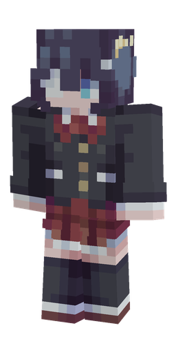 Black skin: body, front render