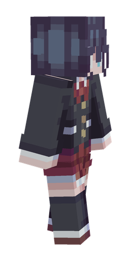 Black skin: body, right side render