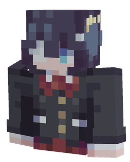 Black skin: bust render