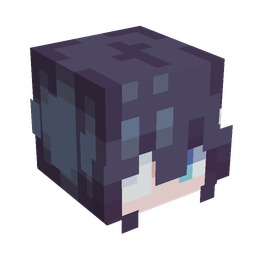 Black skin: head render