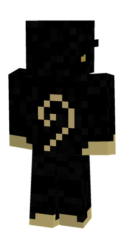 Black skin: body, back render