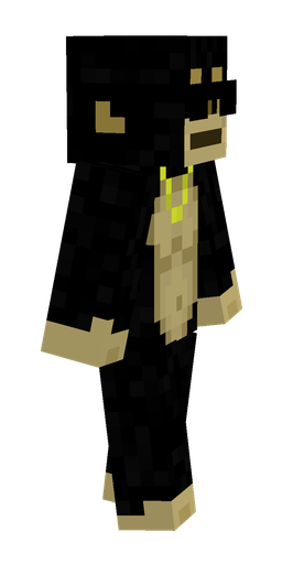 Black skin: body, right side render