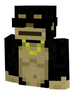 Black skin: bust render