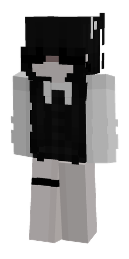 Black skin: body, front render