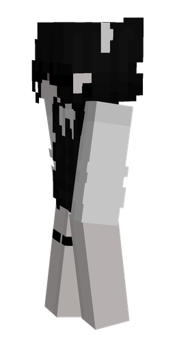 Black skin: body, left side render
