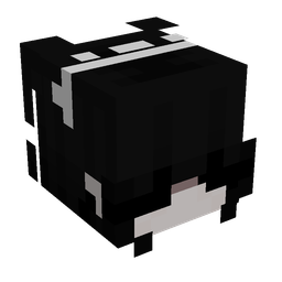Black skin: head render