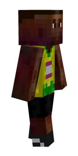 Black skin: body, right side render
