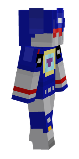 Blue skin: body, right side render