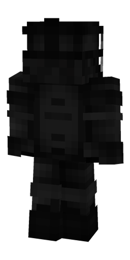 Black skin: body, back render