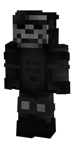 Black skin: body, front render
