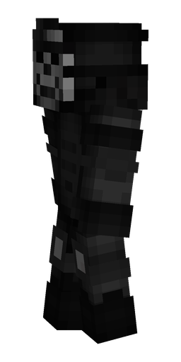 Black skin: body, left side render