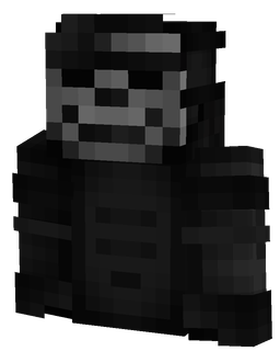 Black skin: bust render